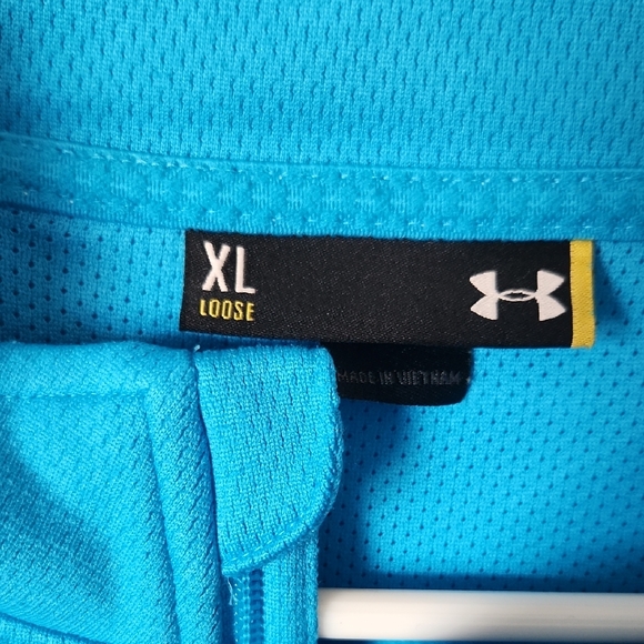 Under Armour Vibrant Blue Zip-Up Jacket - Picture 2 of 2